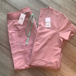 Figs Mauve Scrub Set